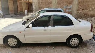 دايو لانوس 2 2000 أبيض مستعملة للبيع