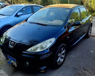 بيجو 307 2006 أسود مستعملة للبيع
